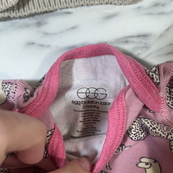 Lot Of 4 High End Baby Clothes Outfits Egg By Susan Lazar, Jamie Kay Organic - Picture 4 of 12